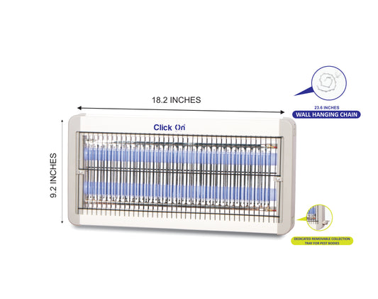 Click On Electric Insect Killer – 10W | Mosquito, Fly & Moth Zapper (Model CO-10N)| Elevé