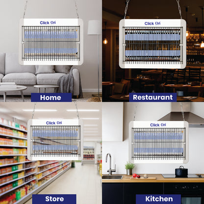 Click On Electric Insect Killer – 8W | Mosquito, Fly & Moth Zapper (Model CO-08N)| Elevé